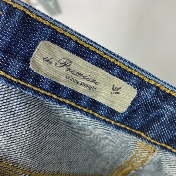 Adriano Goldschmied Premiere Skinny Straight Jeans Medium‎ Blue Size 26 Regular - Picture 8 of 12